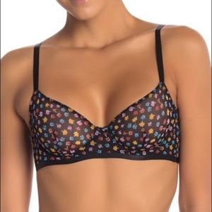 NWT- Free people underwire bra onyx combo